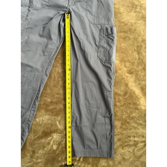 Carhartt Ripstop Boot Cut 8 Pocket Cargo Pant Mens Size Large Gray Classic Fit - Picture 7 of 7